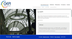 Desktop Screenshot of gepi.fr